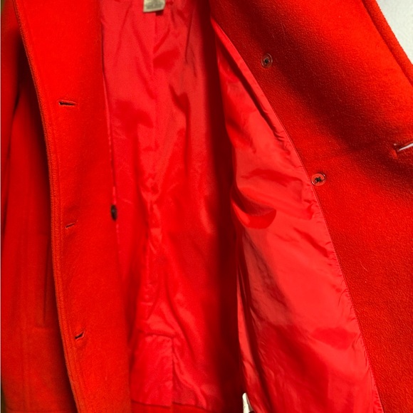 L.L. Bean Women's Red Peacoat - Picture 3 of 4